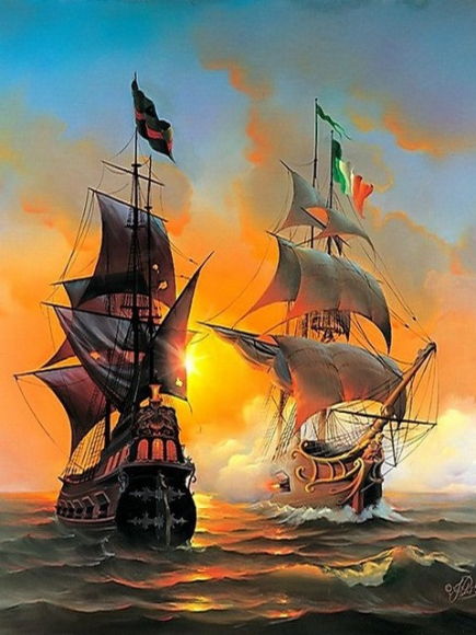 GX 6257 ДВА ПАРУСНИКА GX 6257 ДВА ПАРУСНИКА