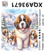 XQA92671 Мозаика 40*50 круг.стразы Под заказ   