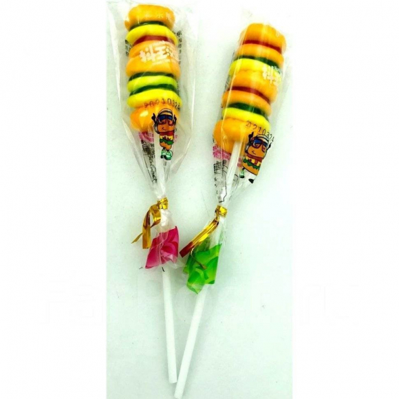 1626 Мармелад Skewer Burger Candy на палочке (12бл*20шт*22гр) 1626 Мармелад Skewer Burger Candy на палочке (12бл*20шт*22гр)