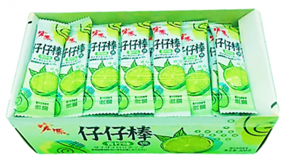 1660/1 Леденцы на палочке ЛАЙМ (24бл*80шт*4гр)