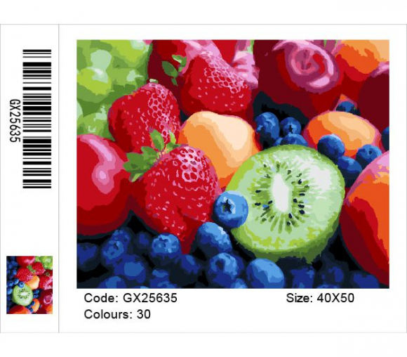 GX 25635 Ягоды и фрукты GX 25635 Ягоды и фрукты