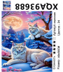 XQA93688 Мозаика 40*50 круг.стразы Под заказ   