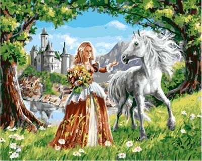 GX 5567 Принцесса с лошадкой