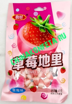 5007/3  Мармелад XICAI КЛУБНИКА (12бл*20шт*33гр)