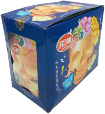 Конфеты  LeChao   ЧЕРЕПА (12бл*20шт*22гр)