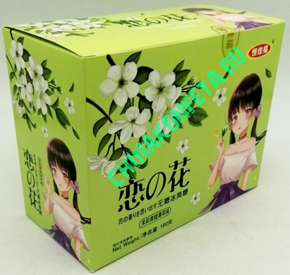 1/1577 Драже мята+жасмин (12бл*20шт*8гр)