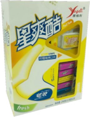 Жев.резинка+осв.пластинки FRESH Лимон (12бл*20шт*12.8гр.)