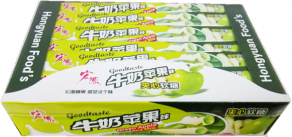 3085/7 Тянучка Goodtaste Sour Apple And Milk (16бл*30шт*16гр)