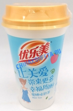 1663/6 Напиток для приготовления MILK TEA  ПЕРСИК (30шт*67гр)