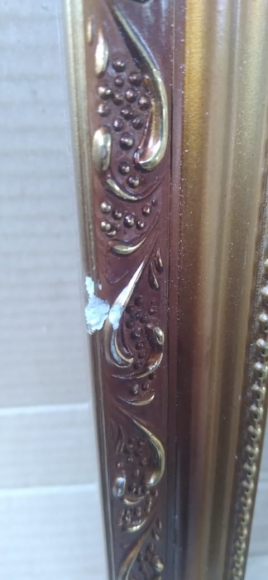 Уценка! Рамка 30х40 золото Без крепления* Хрупкий товар Уценка! Рамка 30х40 золото Без крепления* Хрупкий товар