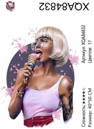 XQA84832 Мозаика 40*50 круг.стразы Под заказ