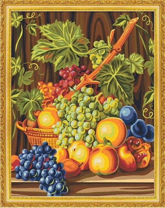 Картины по номерам для кухни на холсте