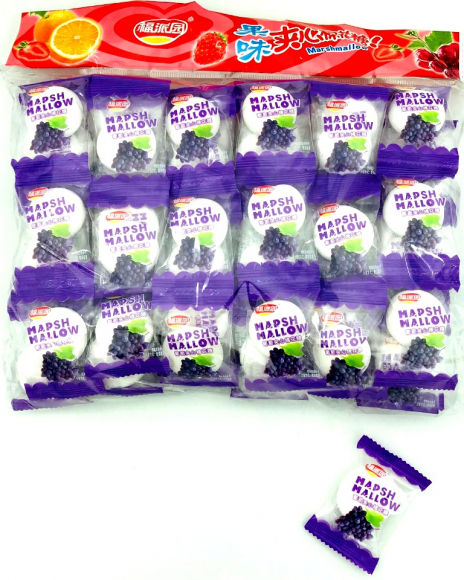 Маршмеллоу с джемом Виноград (1кор*30уп*75шт*150гр)