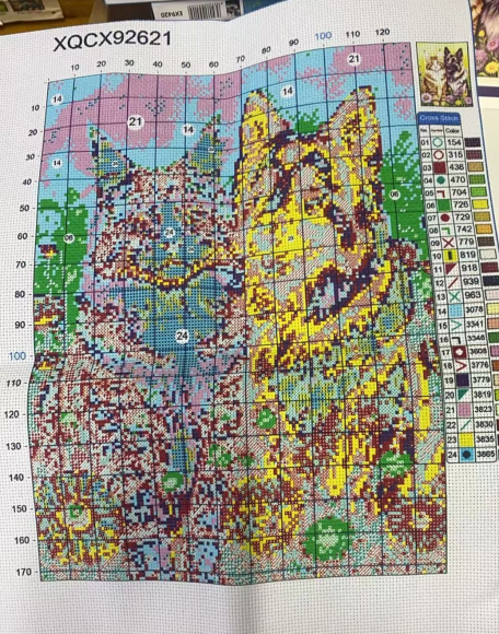 XQCX88165 набор для вышивания 40*50 Под заказ  