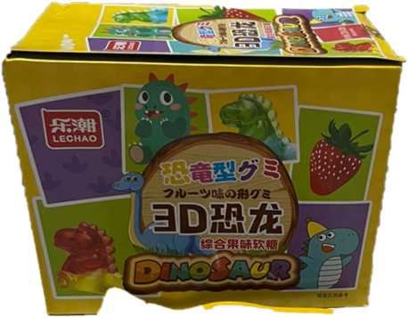 Конфеты LECHAO 3D ДИНОЗАВРЫ (12бл*20бл*23гр) Конфеты LECHAO 3D ДИНОЗАВРЫ (12бл*20бл*23гр)