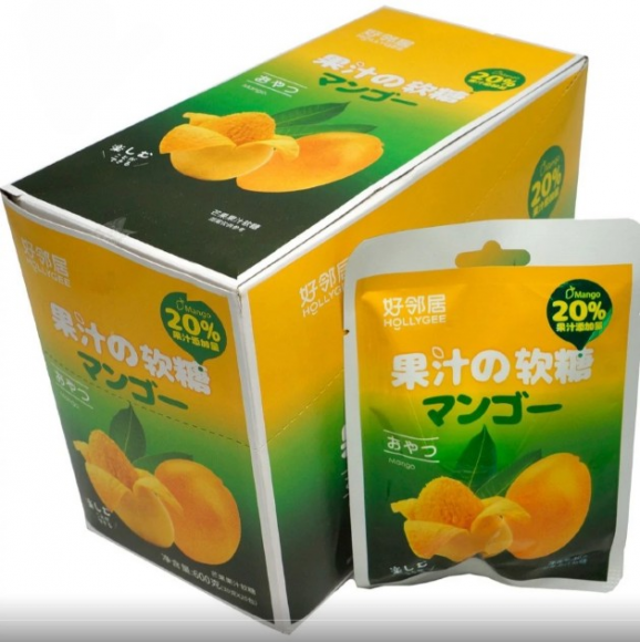 Мармелад HOLLYGEE   МАНГО (12бл*20шт*30гр) Мармелад HOLLYGEE   МАНГО (12бл*20шт*30гр)
