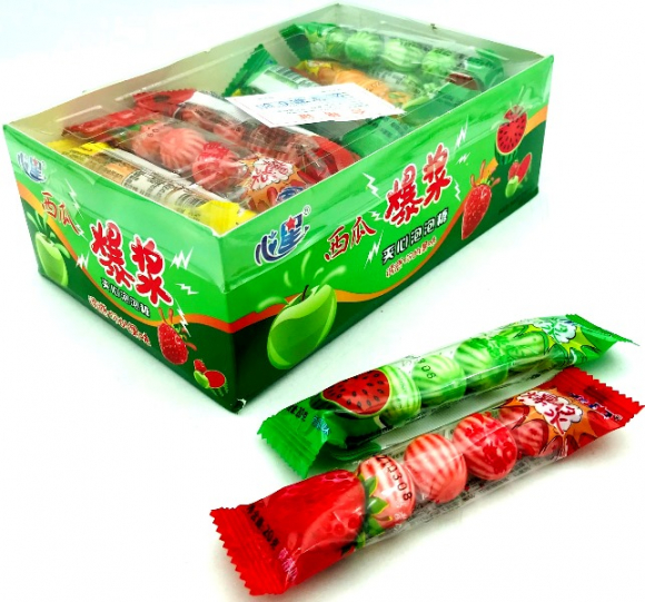 Жев.резинка с жид.начинкой Шарики (20бл*30шт*20гр) Жев.резинка с жид.начинкой Шарики (20бл*30шт*20гр)