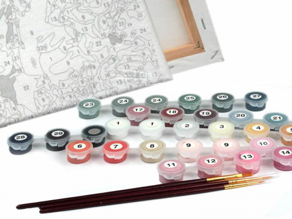 Q3288 Черно-белый лев