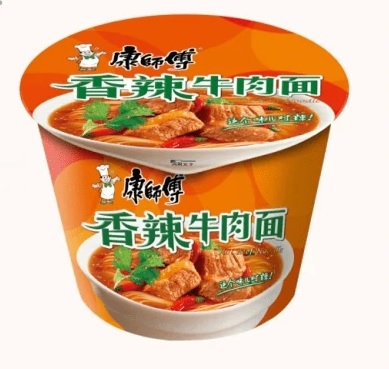Лапша Kang Shi Fu со вкусом острой говядины 12 шт.