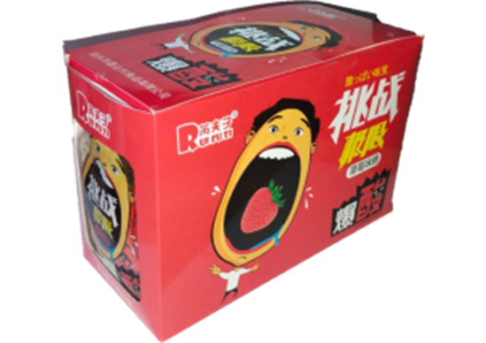 И3518/1 Конфеты Rui Fu Zi КЛУБНИКА (12бл*20шт*20гр)