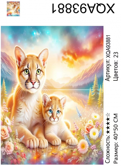 XQA93881 Мозаика 40*50 круг.стразы Под заказ XQA93881 Мозаика 40*50 круг.стразы Под заказ