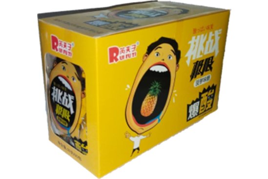 И3518/2 Конфеты Rui Fu Zi АНАНАС (12бл*20шт*20гр)