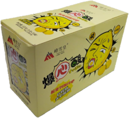 6102/2 Конфеты FengxueHuang ЛИМОН  (12бл*20шт*26гр)