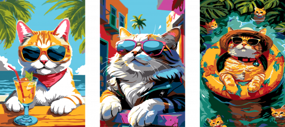 МК05 Набор картин 3шт 20*30 Под заказ 