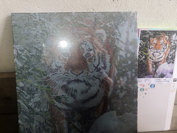 GF 4413 Мозаика 40х50 квадр.стразы  GF 4413 Мозаика 40х50 квадр.стразы