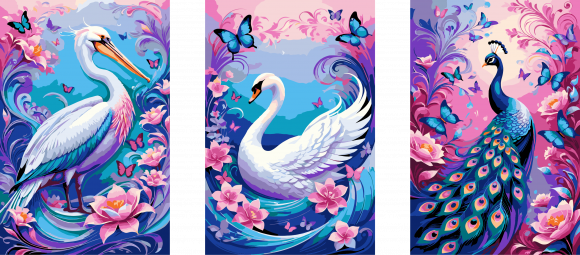 МК10 Набор картин 3шт 20*30 Под заказ МК10 Набор картин 3шт 20*30 Под заказ