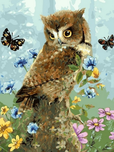 GX 23475 Сова и бабочки 