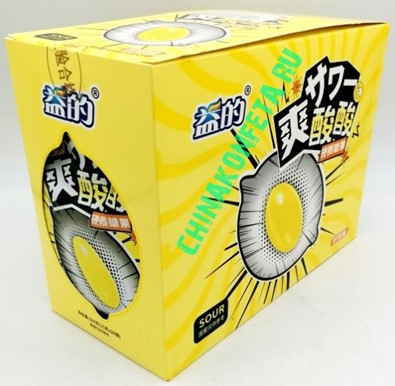 8653/2  Конфеты SOUR ЛИМОН (12бл*20шт*25гр)