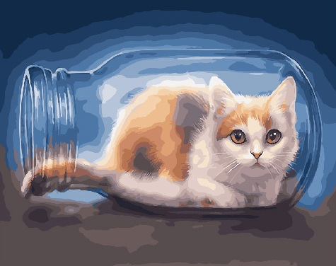 GX 28809 Котенок в банке GX 28809 Котенок в банке