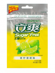 3720/4 Конфеты Sugar Free Лайм-Мята   (1кор*24бл*12 шт*15гр) 3720/4 Конфеты Sugar Free Лайм-Мята   (1кор*24бл*12 шт*15гр)