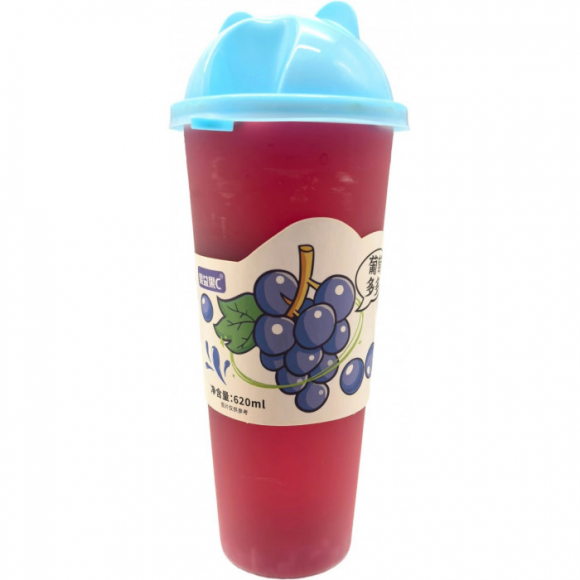 Напиток фруктовый LEQIBIN со вкусом винограда 620мл*15шт