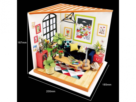 Набор для создания миниатюры (румбокс) «Гостиная музыканта» Набор для создания миниатюры (румбокс) «Гостиная музыканта»